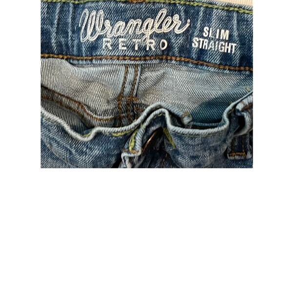 Wrangler Retro Slim Straight Jeans Womans 18 Regular - Picture 3 of 4